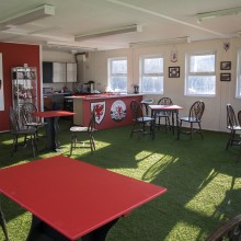 Corwen football clubhouse inside
