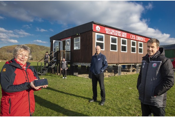 Corwen football clubhouse