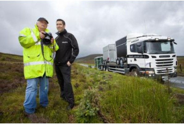 Haulage firm in a glamorous spotlight