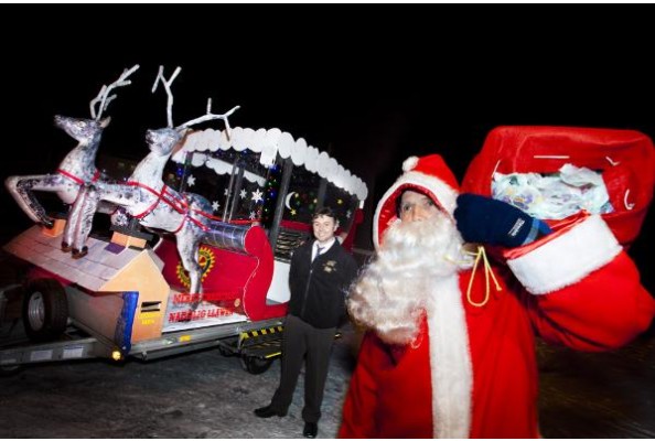 Santa gets first class sleigh upgrade