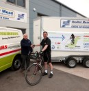 Trailer helps charity cyclists stay out in front