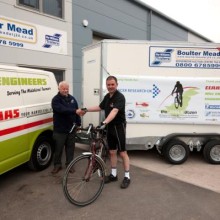 Trailer helps charity cyclists stay out in front