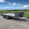 IFOR WILLIAMS LM126 TWIN AXLE FLATBED TRAILER/ALLOY/LED 2013