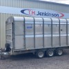 IFOR WILLIAMS DP120 14FT TRI-AXLE LIVESTOCK TRAILER c/w Decks Year 2004